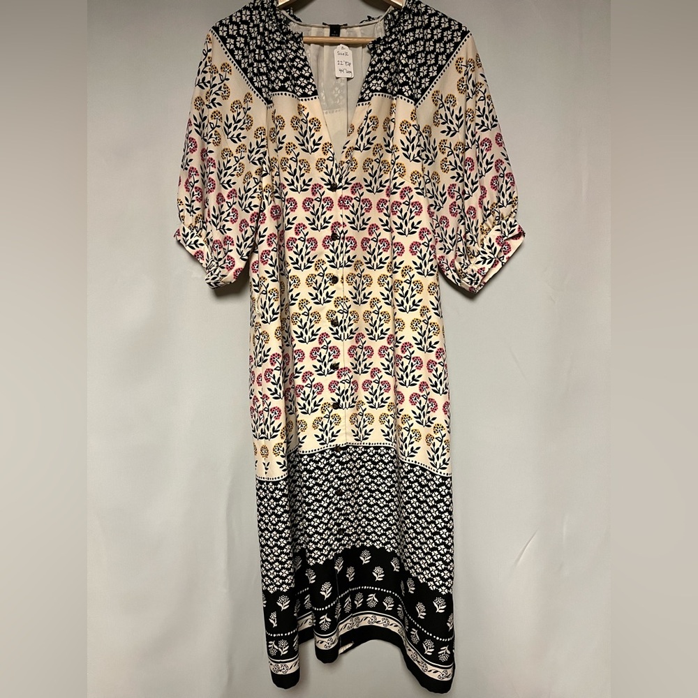 Ann Taylor Floral Patterned Dress Size 12